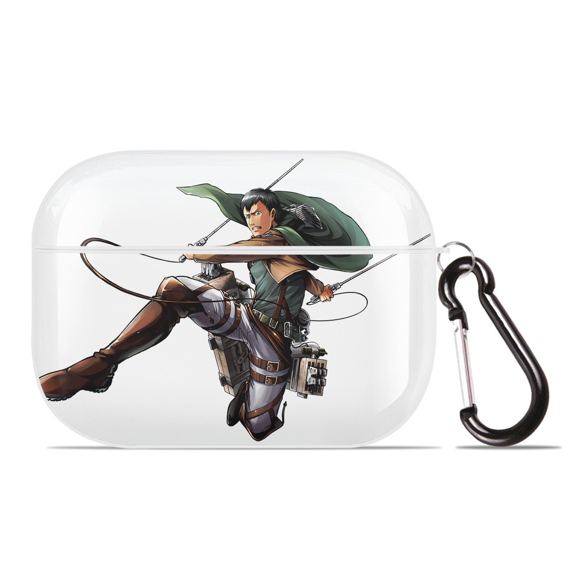 （画像用） 進撃の巨人 ベルトルト・フーバー Attack on Titan Bertholdt Hoover 【AirPods Pro用】ハードシェル保護ケース 耐衝撃・防指紋・カラビナ付き商品仕様