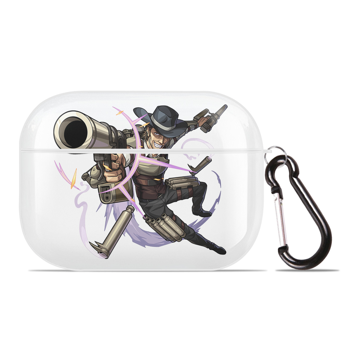 （画像用） 進撃の巨人 ケニー·アッカーマン Attack on Titan Kenny Ackerman 【AirPods Pro用】ハードシェル保護ケース 耐衝撃・防指紋・カラビナ付き商品仕様
