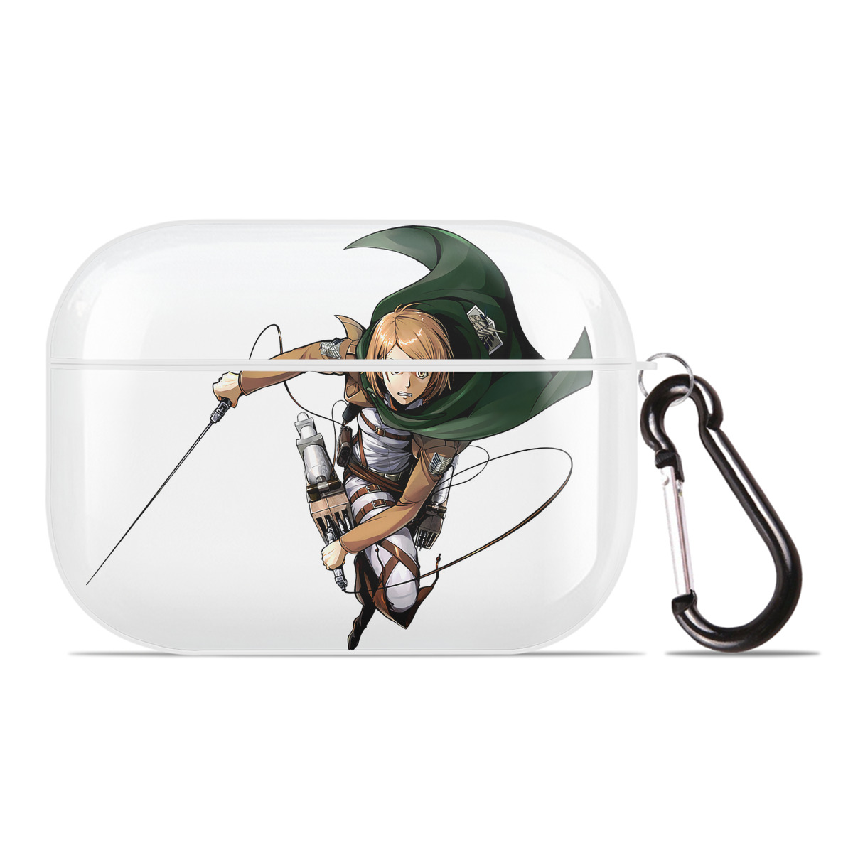 （画像用） 進撃の巨人 ペトラ·ラル Attack on Titan Petra Rall 【AirPods Pro用】ハードシェル保護ケース 耐衝撃・防指紋・カラビナ付き商品仕様