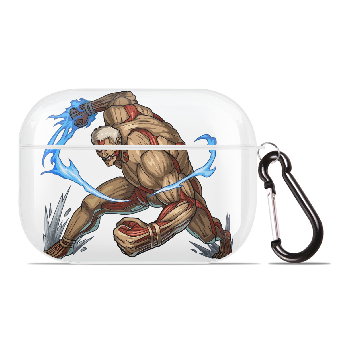 （画像用） 進撃の巨人 Attack on Titan 【AirPods Pro用】ハードシェル保護ケース 耐衝撃・防指紋・カラビナ付き商品仕様