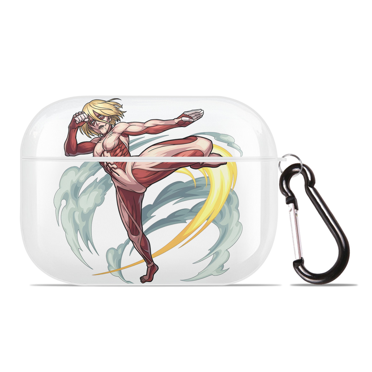 （画像用） 進撃の巨人 Attack on Titan 【AirPods Pro用】ハードシェル保護ケース 耐衝撃・防指紋・カラビナ付き商品仕様