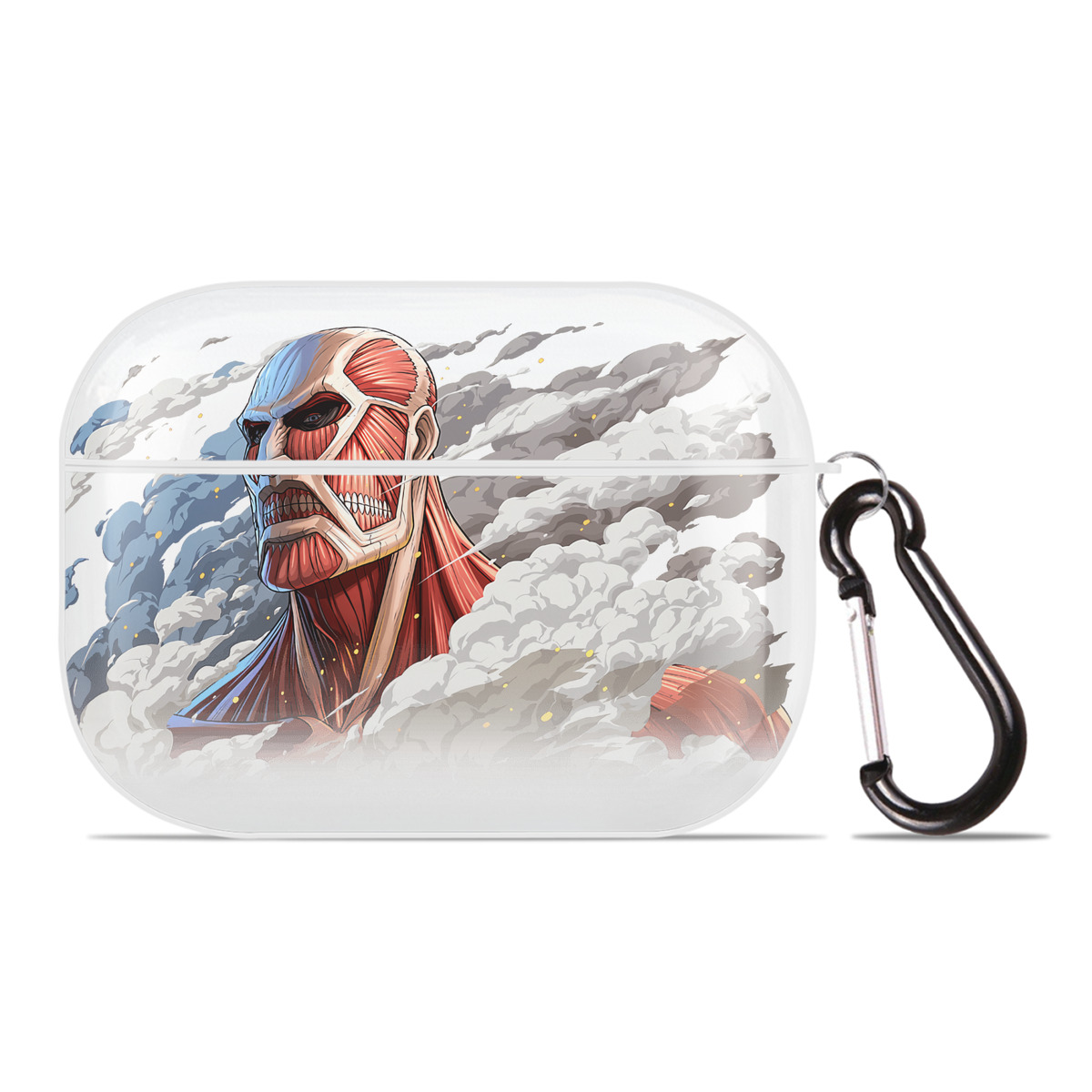 （画像用） 進撃の巨人 Attack on Titan 【AirPods Pro用】ハードシェル保護ケース 耐衝撃・防指紋・カラビナ付き商品仕様