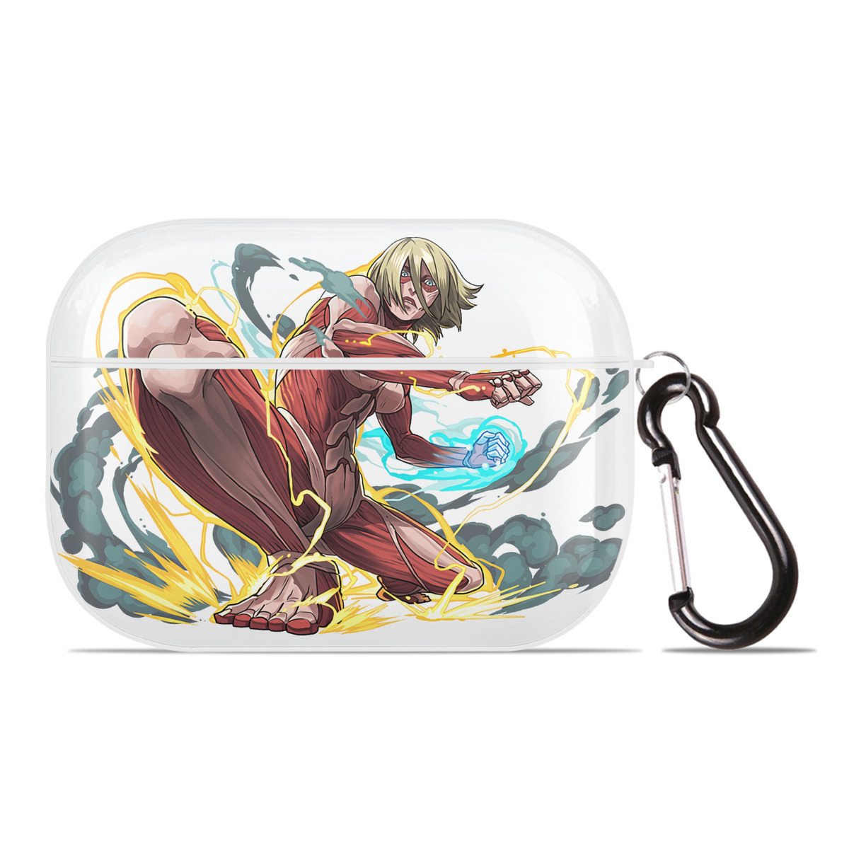 （画像用） 進撃の巨人 Attack on Titan 【AirPods Pro用】ハードシェル保護ケース 耐衝撃・防指紋・カラビナ付き商品仕様