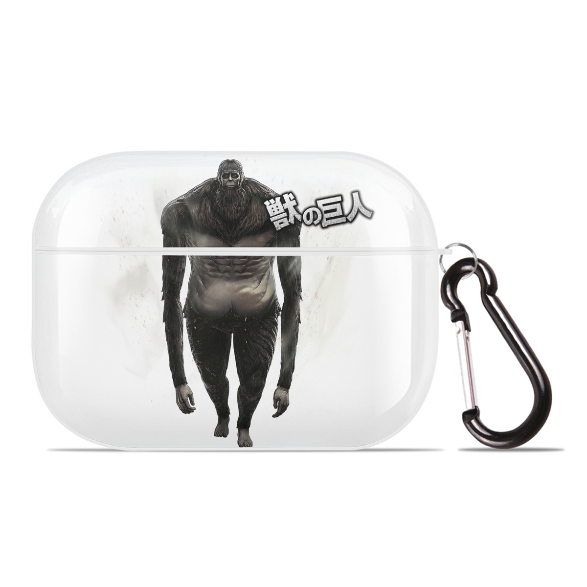 （画像用） 進撃の巨人 Attack on Titan 【AirPods Pro用】ハードシェル保護ケース 耐衝撃・防指紋・カラビナ付き商品仕様