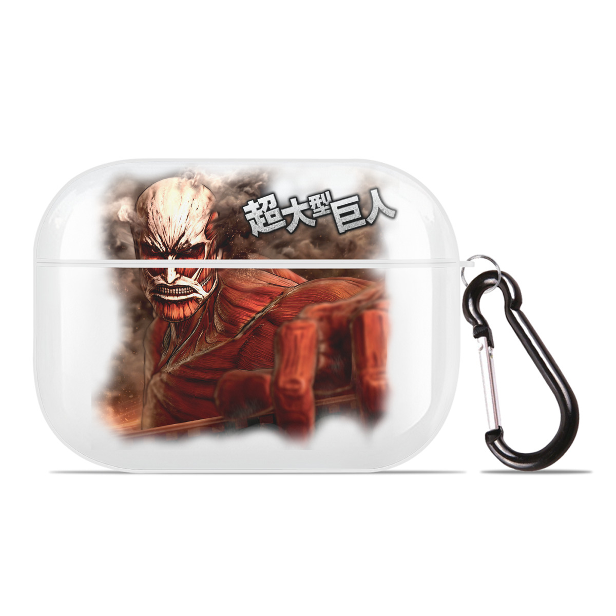 （画像用） 進撃の巨人 Attack on Titan 【AirPods Pro用】ハードシェル保護ケース 耐衝撃・防指紋・カラビナ付き商品仕様