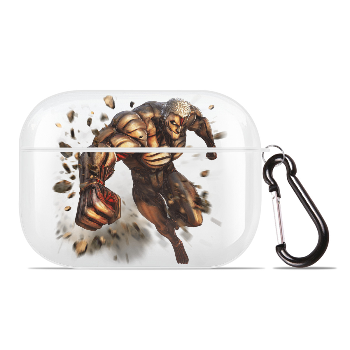 （画像用） 進撃の巨人 Attack on Titan 【AirPods Pro用】ハードシェル保護ケース 耐衝撃・防指紋・カラビナ付き商品仕様