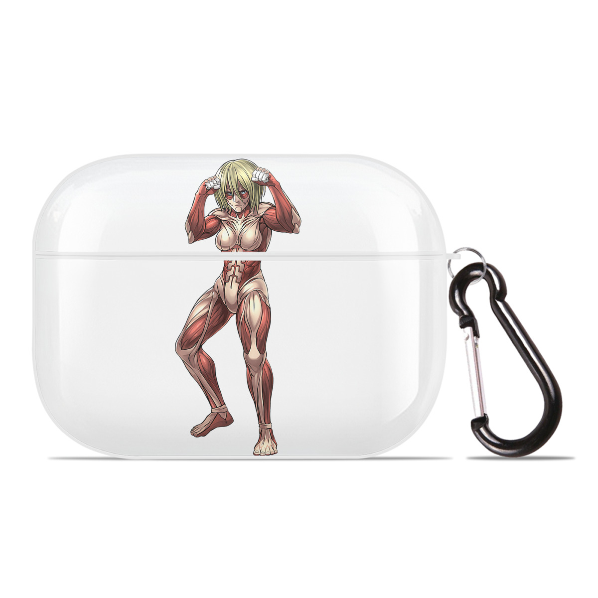 （画像用） 進撃の巨人 Attack on Titan 【AirPods Pro用】ハードシェル保護ケース 耐衝撃・防指紋・カラビナ付き商品仕様