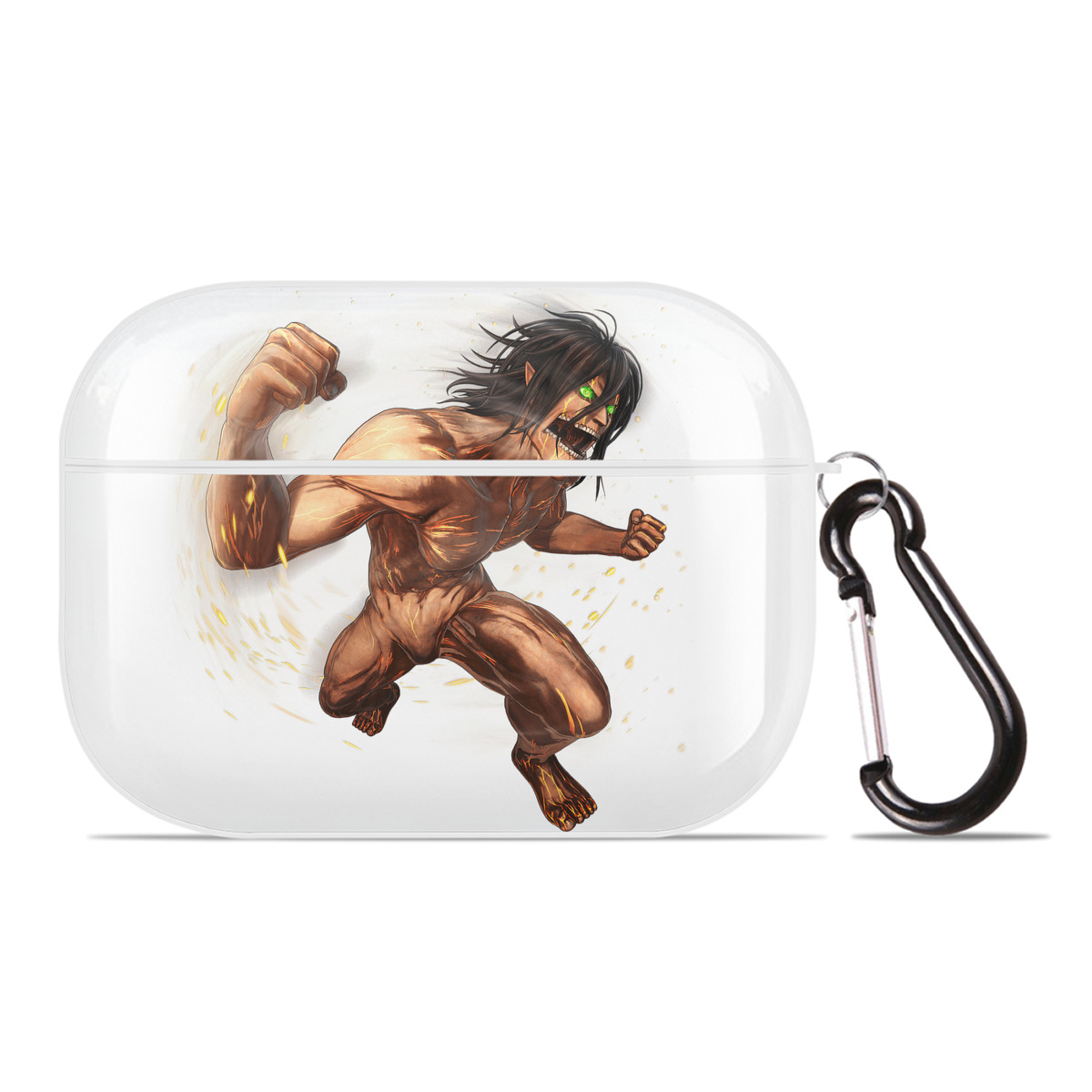 （画像用） 進撃の巨人 Attack on Titan 【AirPods Pro用】ハードシェル保護ケース 耐衝撃・防指紋・カラビナ付き商品仕様