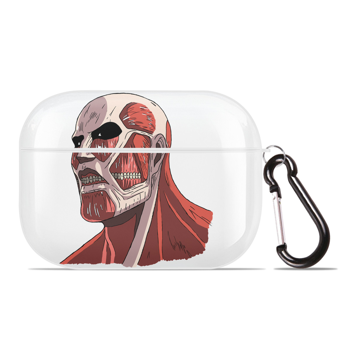 （画像用） 進撃の巨人 Attack on Titan 【AirPods Pro用】ハードシェル保護ケース 耐衝撃・防指紋・カラビナ付き商品仕様