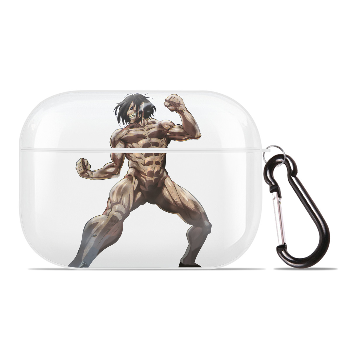 （画像用） 進撃の巨人 Attack on Titan 【AirPods Pro用】ハードシェル保護ケース 耐衝撃・防指紋・カラビナ付き商品仕様
