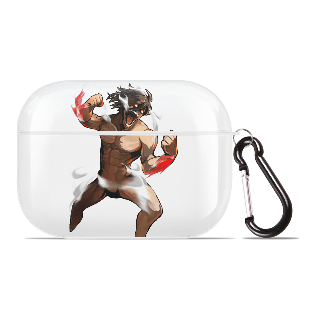 （画像用） 進撃の巨人 Attack on Titan 【AirPods Pro用】ハードシェル保護ケース 耐衝撃・防指紋・カラビナ付き商品仕様
