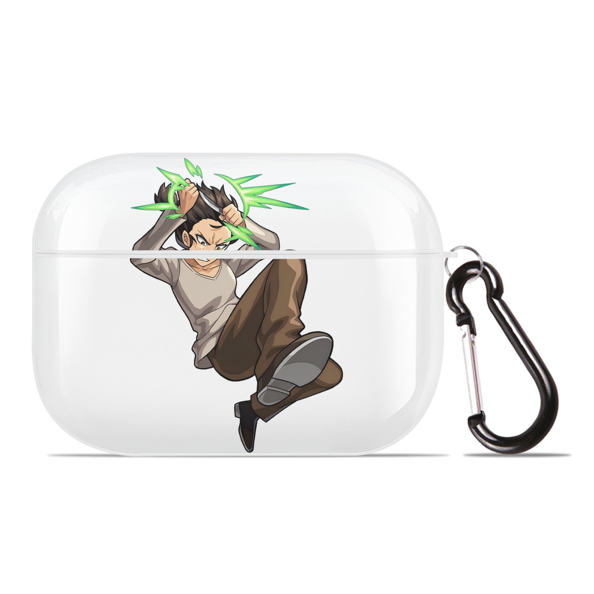 （画像用） 進撃の巨人 Attack on Titan 【AirPods Pro用】ハードシェル保護ケース 耐衝撃・防指紋・カラビナ付き商品仕様