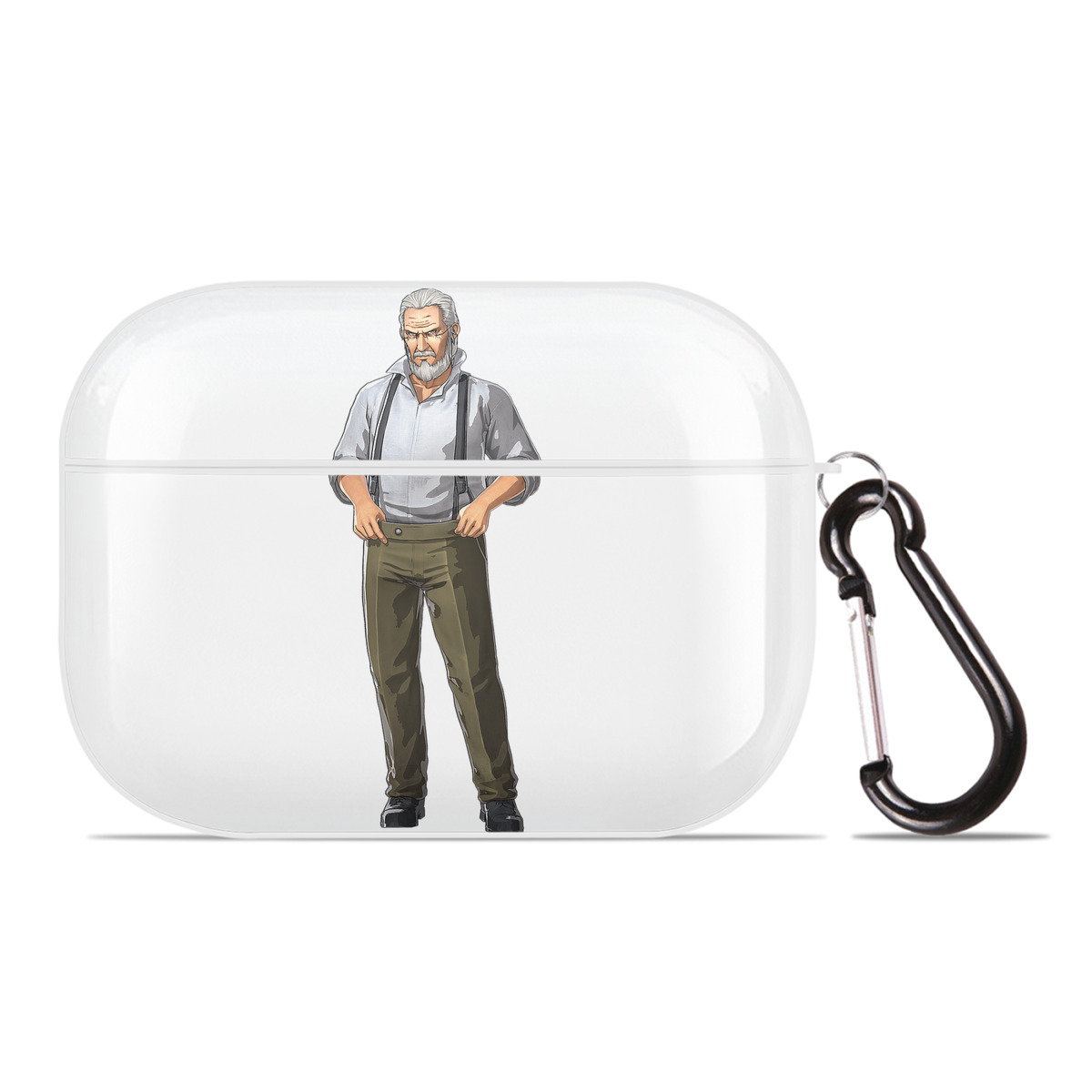 （画像用） 進撃の巨人 Attack on Titan 【AirPods Pro用】ハードシェル保護ケース 耐衝撃・防指紋・カラビナ付き商品仕様