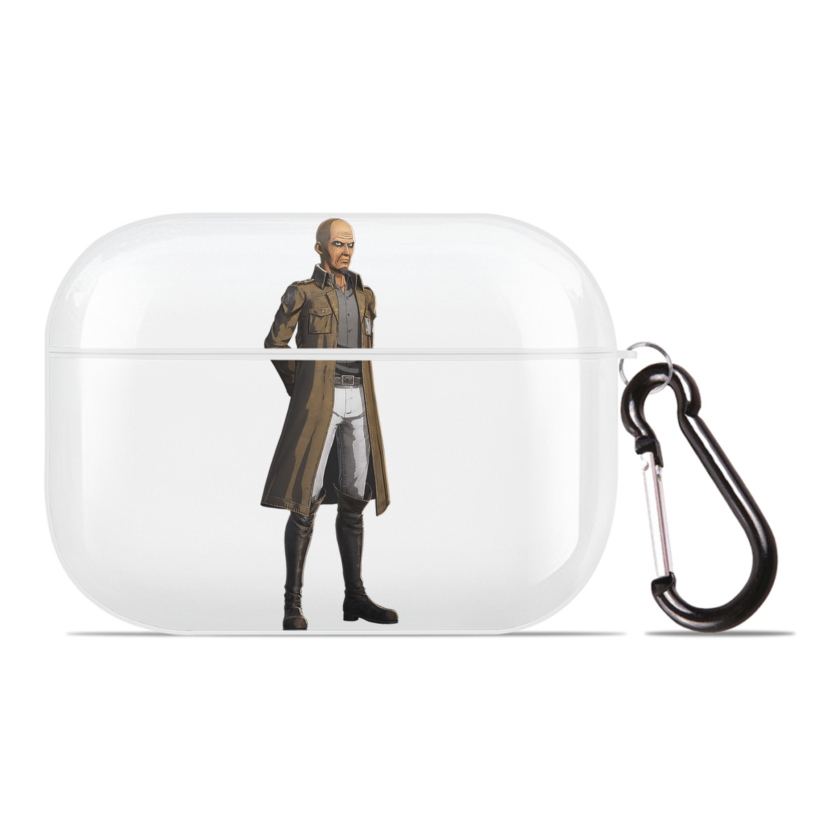 （画像用） 進撃の巨人 Attack on Titan 【AirPods Pro用】ハードシェル保護ケース 耐衝撃・防指紋・カラビナ付き商品仕様