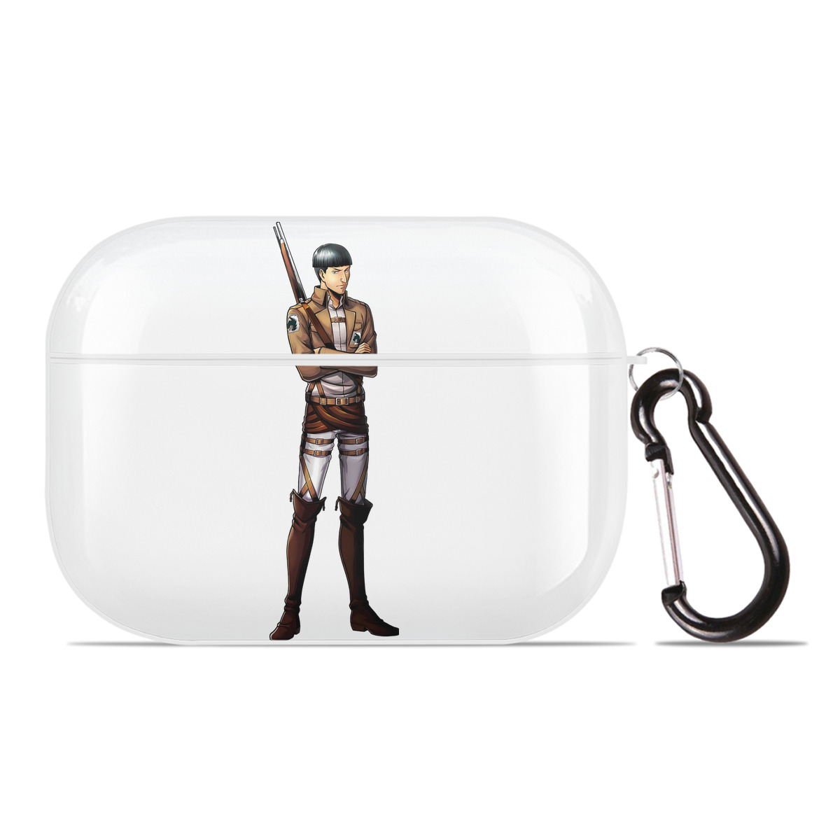 （画像用） 進撃の巨人 Attack on Titan 【AirPods Pro用】ハードシェル保護ケース 耐衝撃・防指紋・カラビナ付き商品仕様