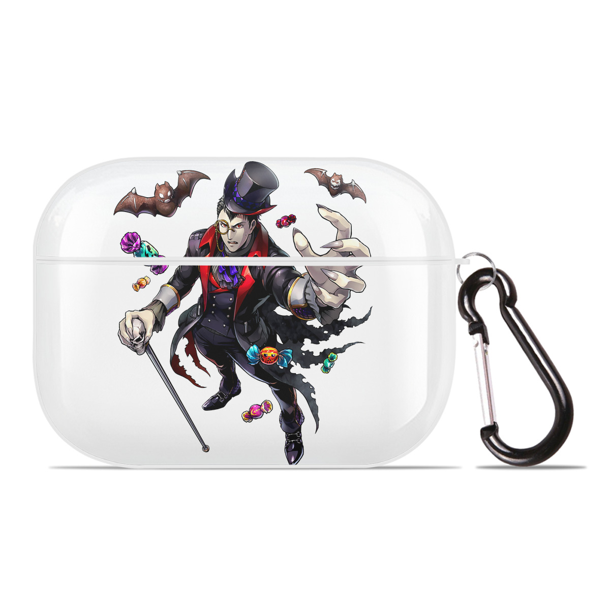 （画像用） 進撃の巨人 Attack on Titan 【AirPods Pro用】ハードシェル保護ケース 耐衝撃・防指紋・カラビナ付き商品仕様