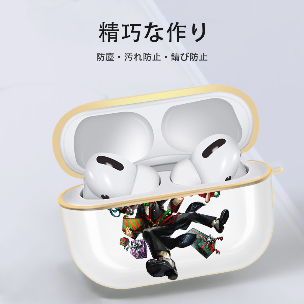進撃の巨人 エレン･イェーガー Attack on Titan Eren Jäger 【AirPods Pro用】ハードシェル保護ケース｜耐衝撃・防指紋・カラビナ付き商品仕様