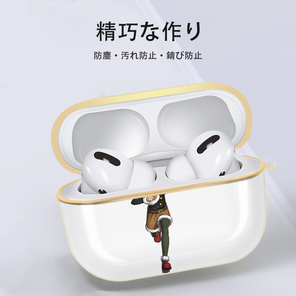 進撃の巨人 エレン･イェーガー Attack on Titan Eren Jäger 【AirPods Pro用】ハードシェル保護ケース｜耐衝撃・防指紋・カラビナ付き商品仕様