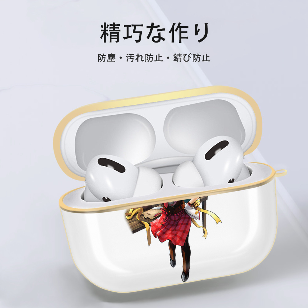 進撃の巨人 ミカサ·アッカーマン Attack on Titan Mikasa Ackerman 【AirPods Pro用】ハードシェル保護ケース｜耐衝撃・防指紋・カラビナ付き商品仕様