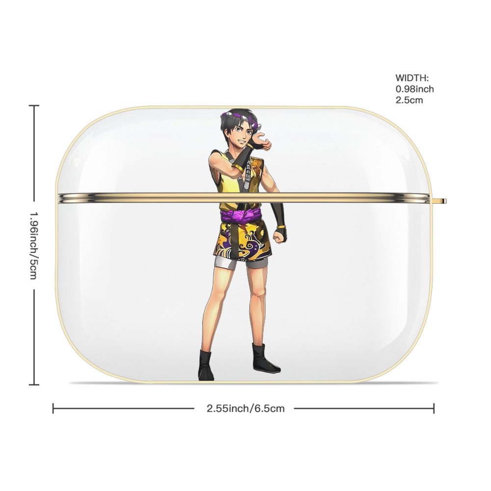 進撃の巨人 リヴァイ·アッカーマン Attack on Titan Levi Ackerman 【AirPods Pro用】ハードシェル保護ケース｜耐衝撃・防指紋・カラビナ付き商品仕様