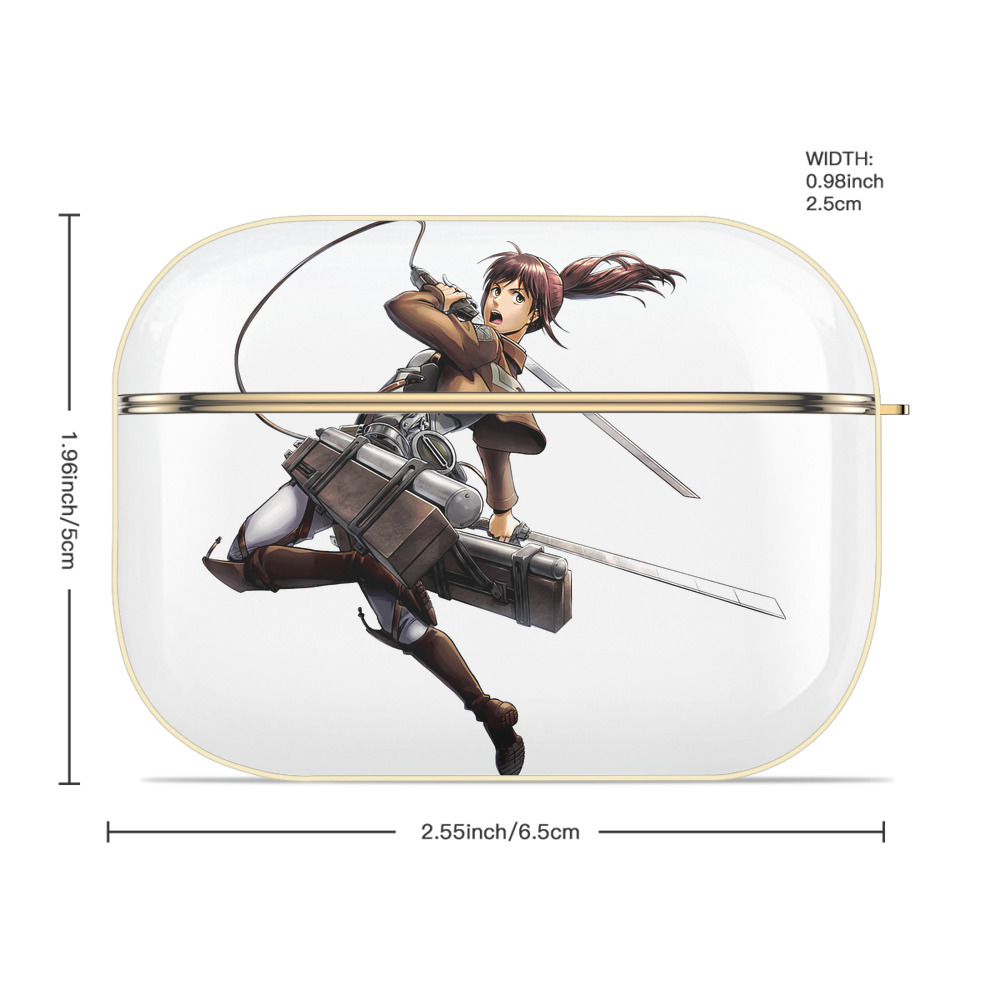 進撃の巨人 サシャ·ブラウス Attack on Titan Sasha Blaus 【AirPods Pro用】ハードシェル保護ケース｜耐衝撃・防指紋・カラビナ付き商品仕様