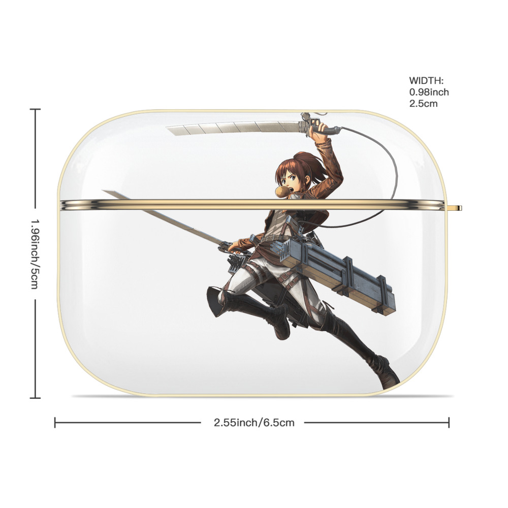 進撃の巨人 サシャ·ブラウス Attack on Titan Sasha Blaus 【AirPods Pro用】ハードシェル保護ケース｜耐衝撃・防指紋・カラビナ付き商品仕様