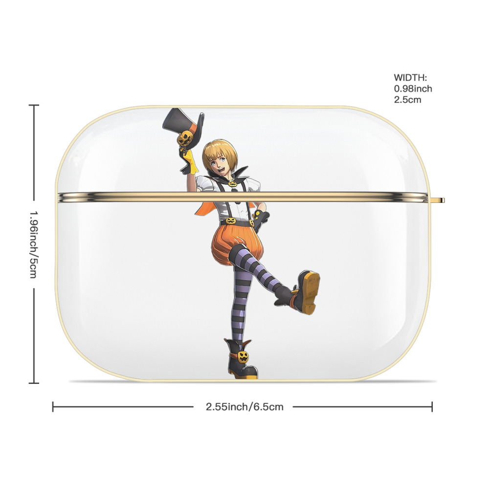 進撃の巨人 アルミン·アルレルト Attack on Titan Armin Arlert 【AirPods Pro用】ハードシェル保護ケース｜耐衝撃・防指紋・カラビナ付き商品仕様