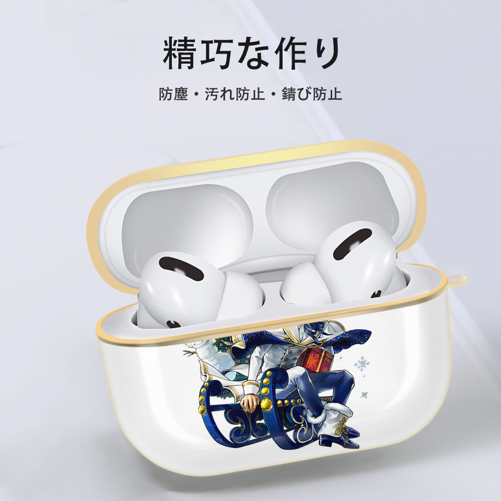進撃の巨人 アルミン·アルレルト Attack on Titan Armin Arlert 【AirPods Pro用】ハードシェル保護ケース｜耐衝撃・防指紋・カラビナ付き商品仕様