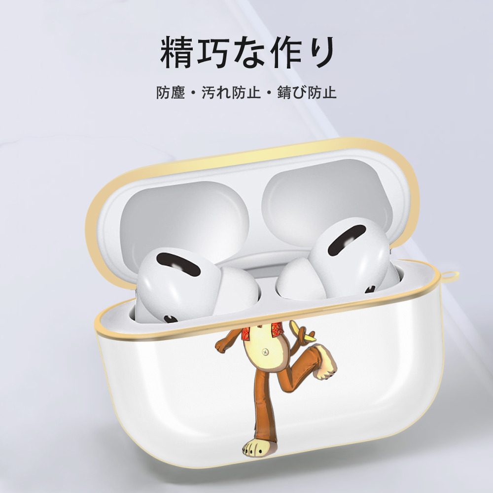 進撃の巨人 アルミン·アルレルト Attack on Titan Armin Arlert 【AirPods Pro用】ハードシェル保護ケース｜耐衝撃・防指紋・カラビナ付き商品仕様