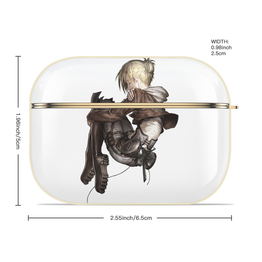 進撃の巨人 アニ・レオンハート Attack on Titan Annie Leonhart 【AirPods Pro用】ハードシェル保護ケース｜耐衝撃・防指紋・カラビナ付き商品仕様