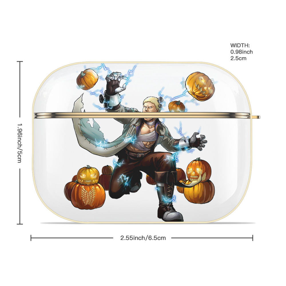 進撃の巨人 ライナー・ブラウン Attack on Titan Reiner Braun 【AirPods Pro用】ハードシェル保護ケース｜耐衝撃・防指紋・カラビナ付き商品仕様