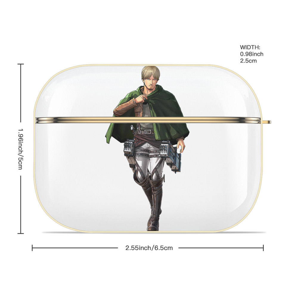 進撃の巨人 ミケ·ザカリアス Attack on Titan Mike Zakarius 【AirPods Pro用】ハードシェル保護ケース｜耐衝撃・防指紋・カラビナ付き商品仕様