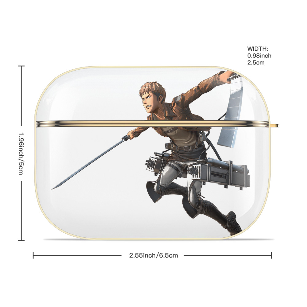進撃の巨人 ジャン・キルシュタイン Attack on Titan Jean Kirstein 【AirPods Pro用】ハードシェル保護ケース｜耐衝撃・防指紋・カラビナ付き商品仕様