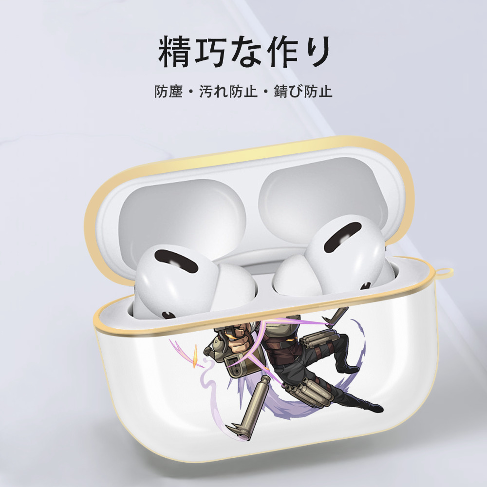 進撃の巨人 ケニー·アッカーマン Attack on Titan Kenny Ackerman 【AirPods Pro用】ハードシェル保護ケース｜耐衝撃・防指紋・カラビナ付き商品仕様