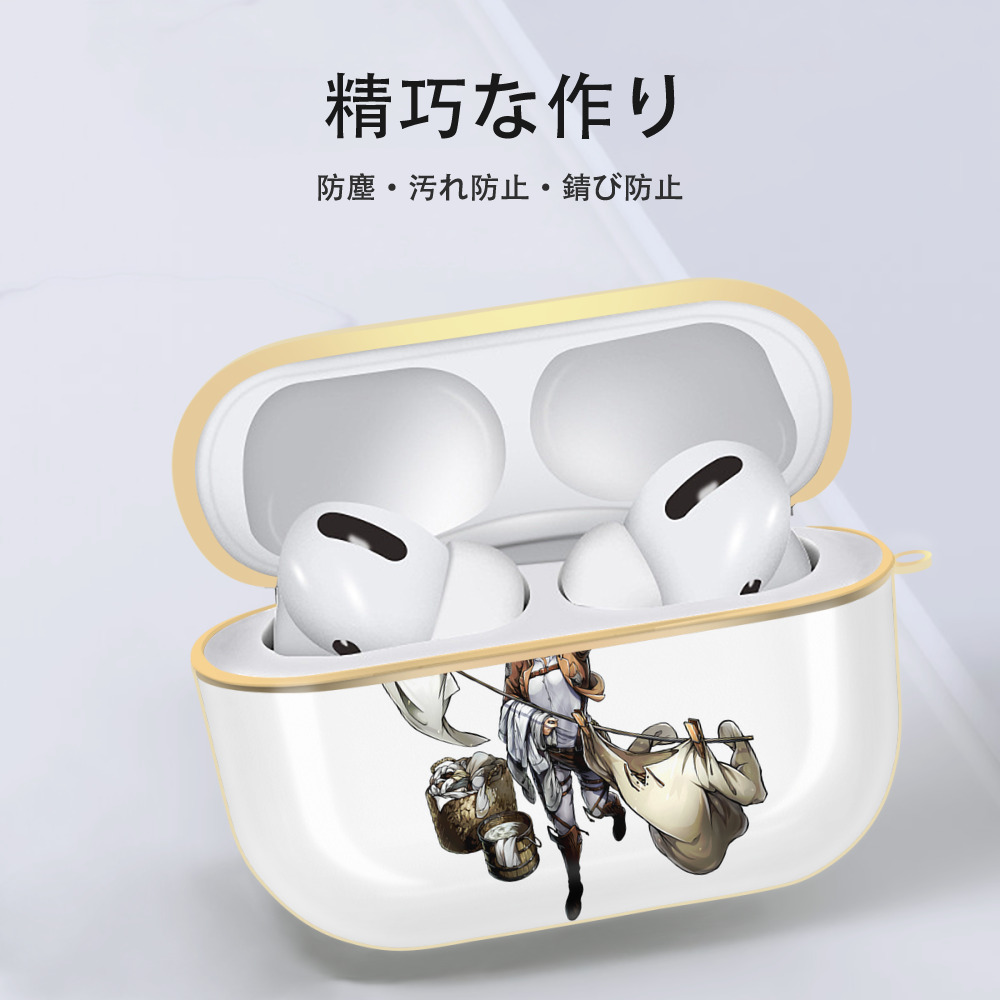 進撃の巨人 ペトラ·ラル Attack on Titan Petra Rall 【AirPods Pro用】ハードシェル保護ケース｜耐衝撃・防指紋・カラビナ付き商品仕様