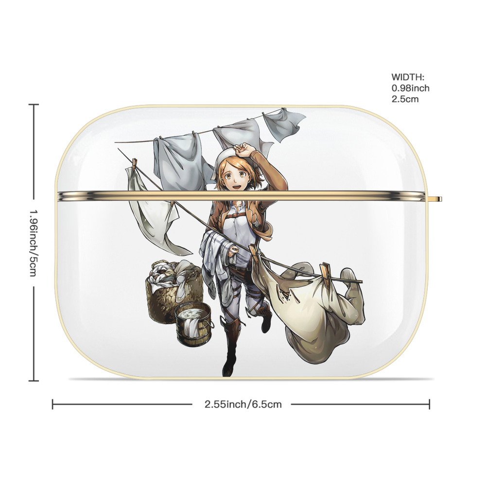 進撃の巨人 ペトラ·ラル Attack on Titan Petra Rall 【AirPods Pro用】ハードシェル保護ケース｜耐衝撃・防指紋・カラビナ付き商品仕様