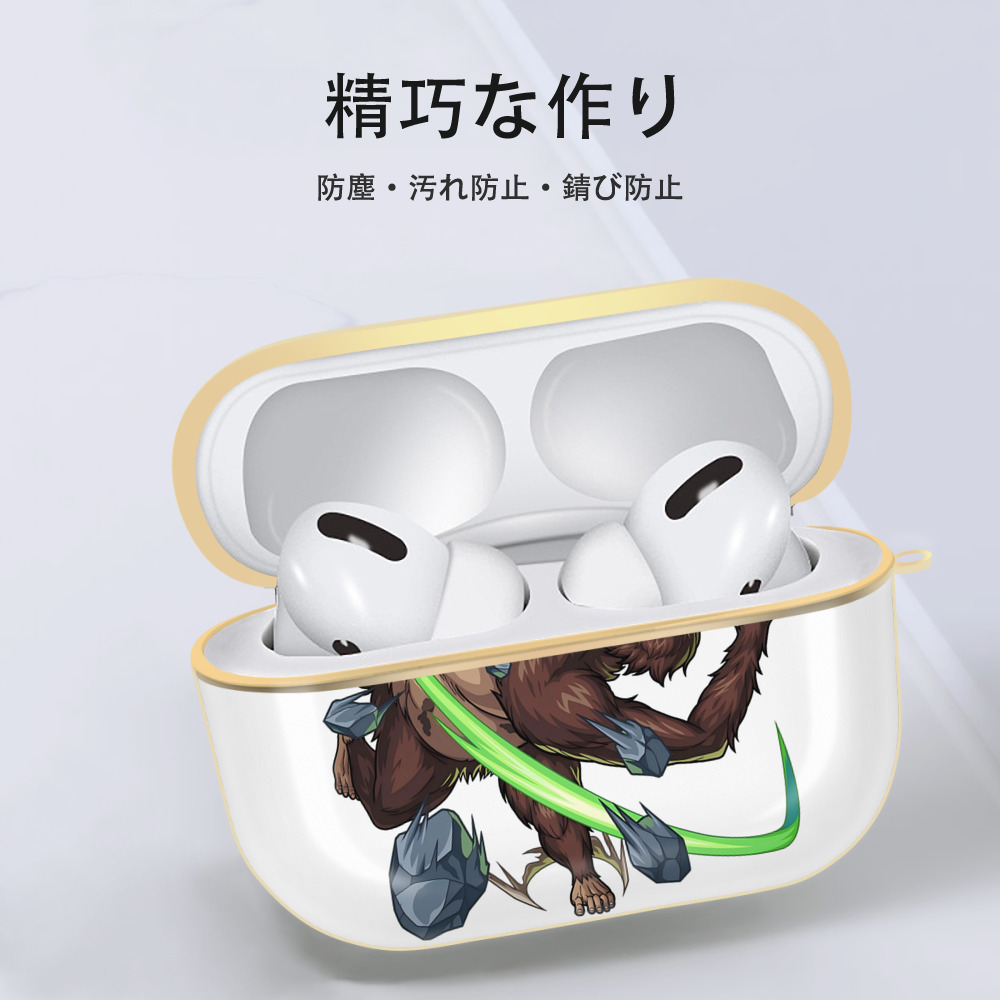 進撃の巨人 Attack on Titan 【AirPods Pro用】ハードシェル保護ケース｜耐衝撃・防指紋・カラビナ付き商品仕様