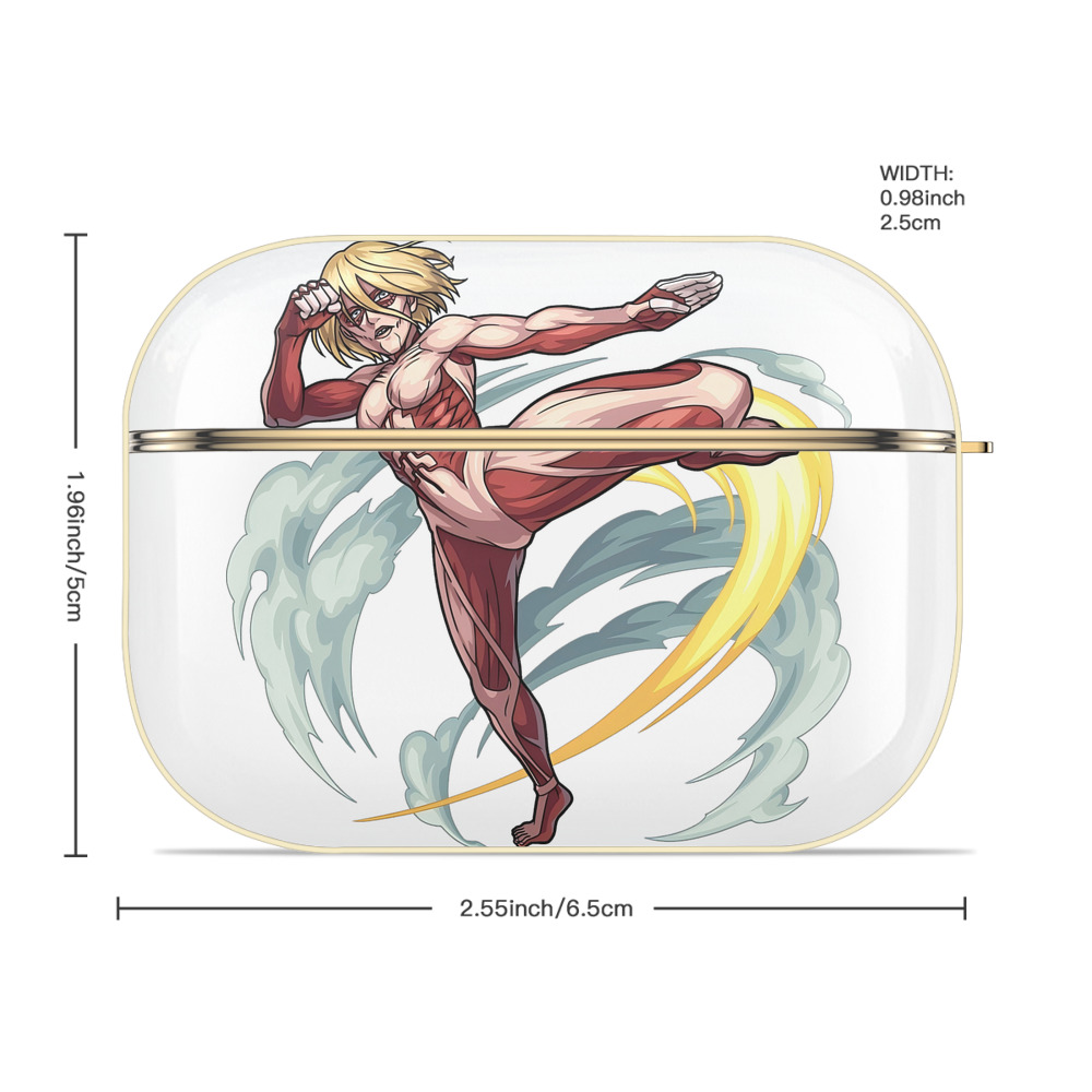 進撃の巨人 Attack on Titan 【AirPods Pro用】ハードシェル保護ケース｜耐衝撃・防指紋・カラビナ付き商品仕様