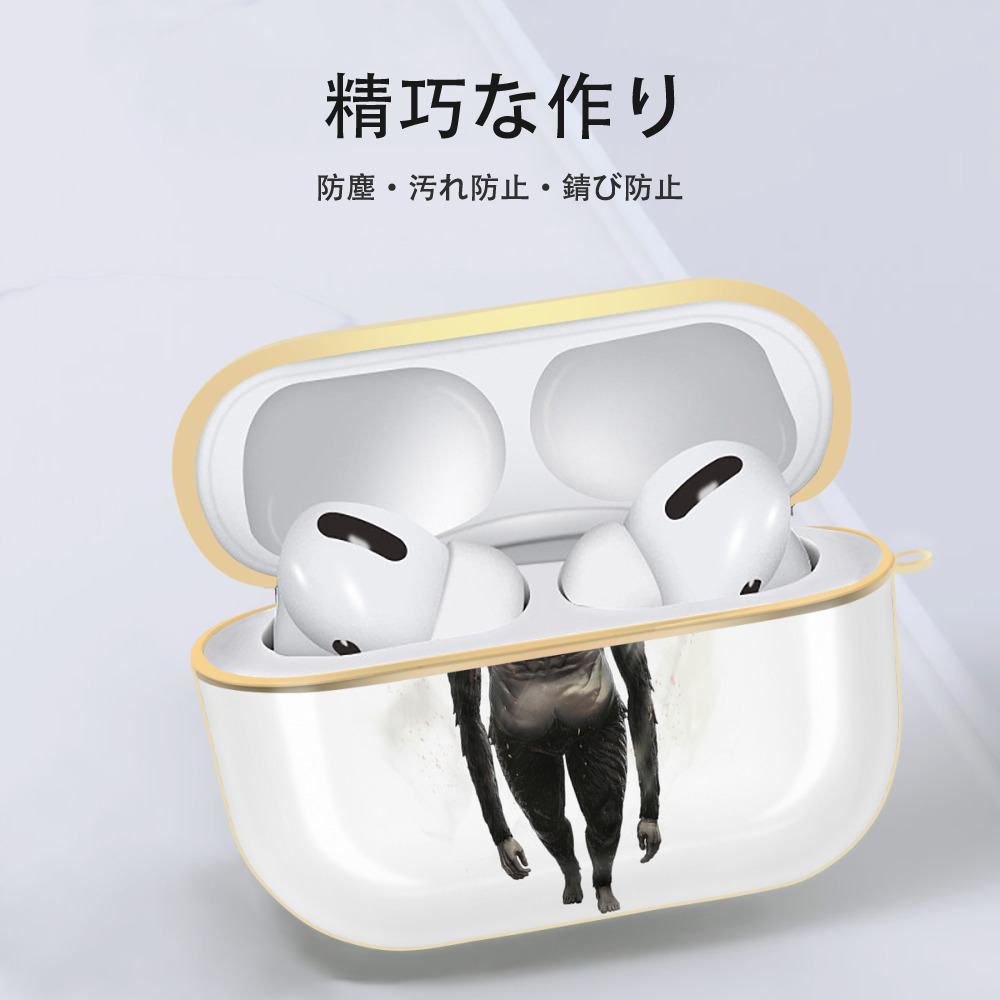 進撃の巨人 Attack on Titan 【AirPods Pro用】ハードシェル保護ケース｜耐衝撃・防指紋・カラビナ付き商品仕様
