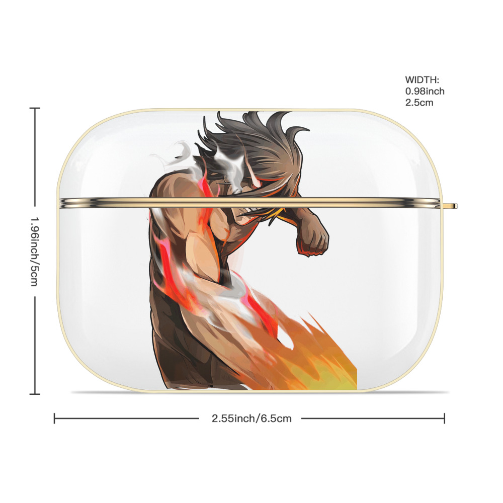 進撃の巨人 Attack on Titan 【AirPods Pro用】ハードシェル保護ケース｜耐衝撃・防指紋・カラビナ付き商品仕様