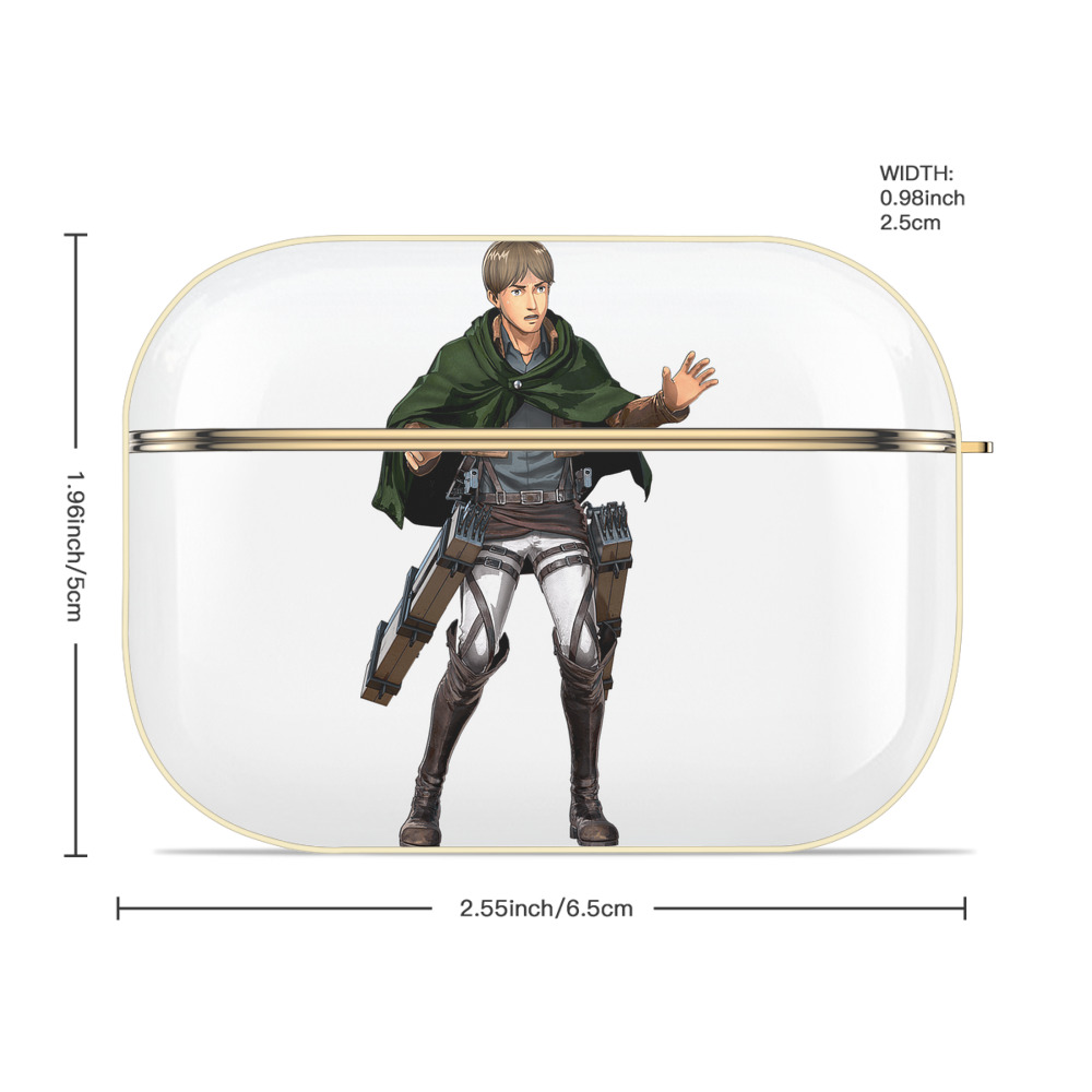 進撃の巨人 Attack on Titan 【AirPods Pro用】ハードシェル保護ケース｜耐衝撃・防指紋・カラビナ付き商品仕様