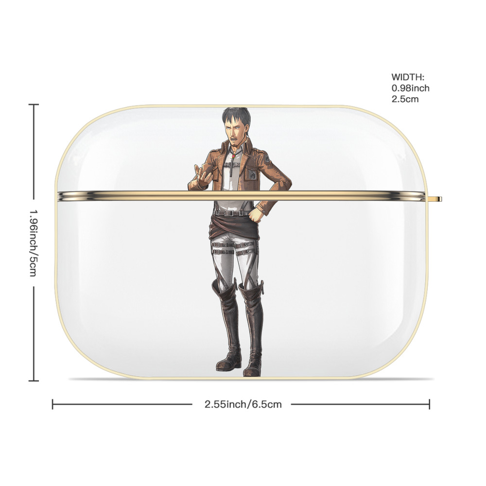 進撃の巨人 Attack on Titan 【AirPods Pro用】ハードシェル保護ケース｜耐衝撃・防指紋・カラビナ付き商品仕様