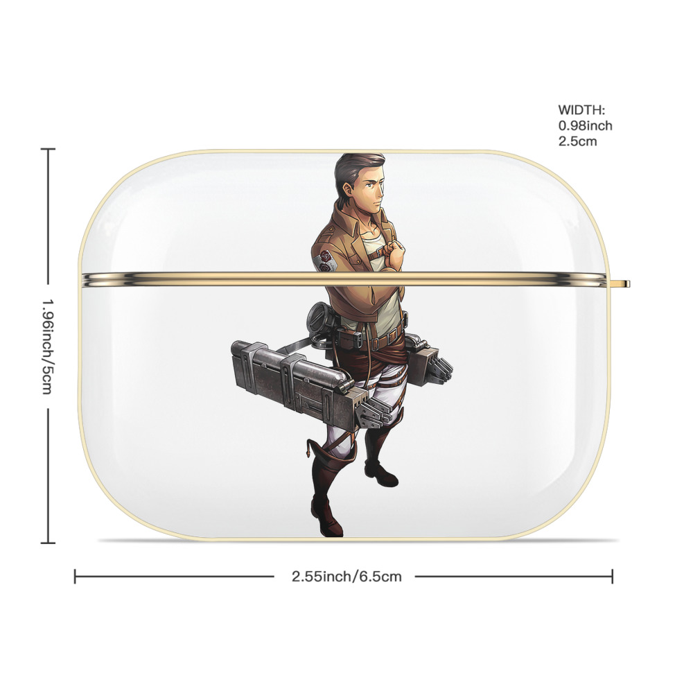 進撃の巨人 Attack on Titan 【AirPods Pro用】ハードシェル保護ケース｜耐衝撃・防指紋・カラビナ付き商品仕様