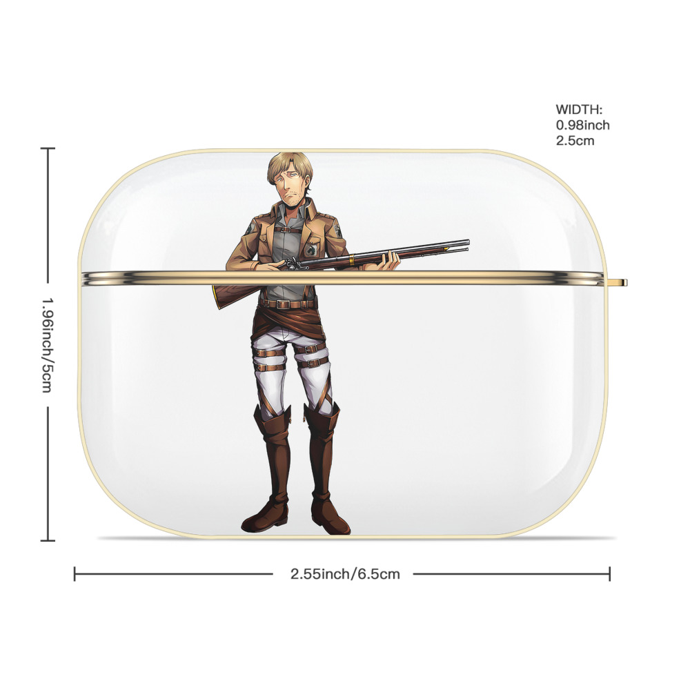 進撃の巨人 Attack on Titan 【AirPods Pro用】ハードシェル保護ケース｜耐衝撃・防指紋・カラビナ付き商品仕様