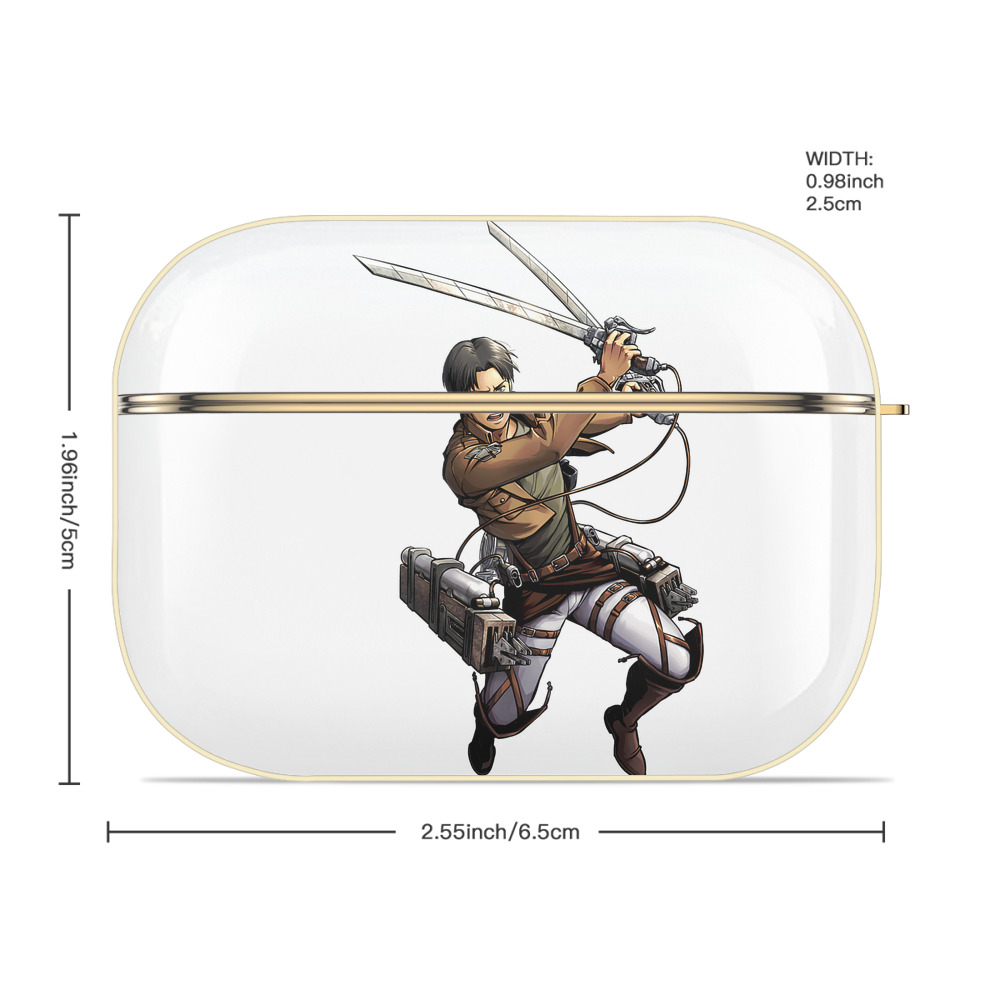進撃の巨人 Attack on Titan 【AirPods Pro用】ハードシェル保護ケース｜耐衝撃・防指紋・カラビナ付き商品仕様