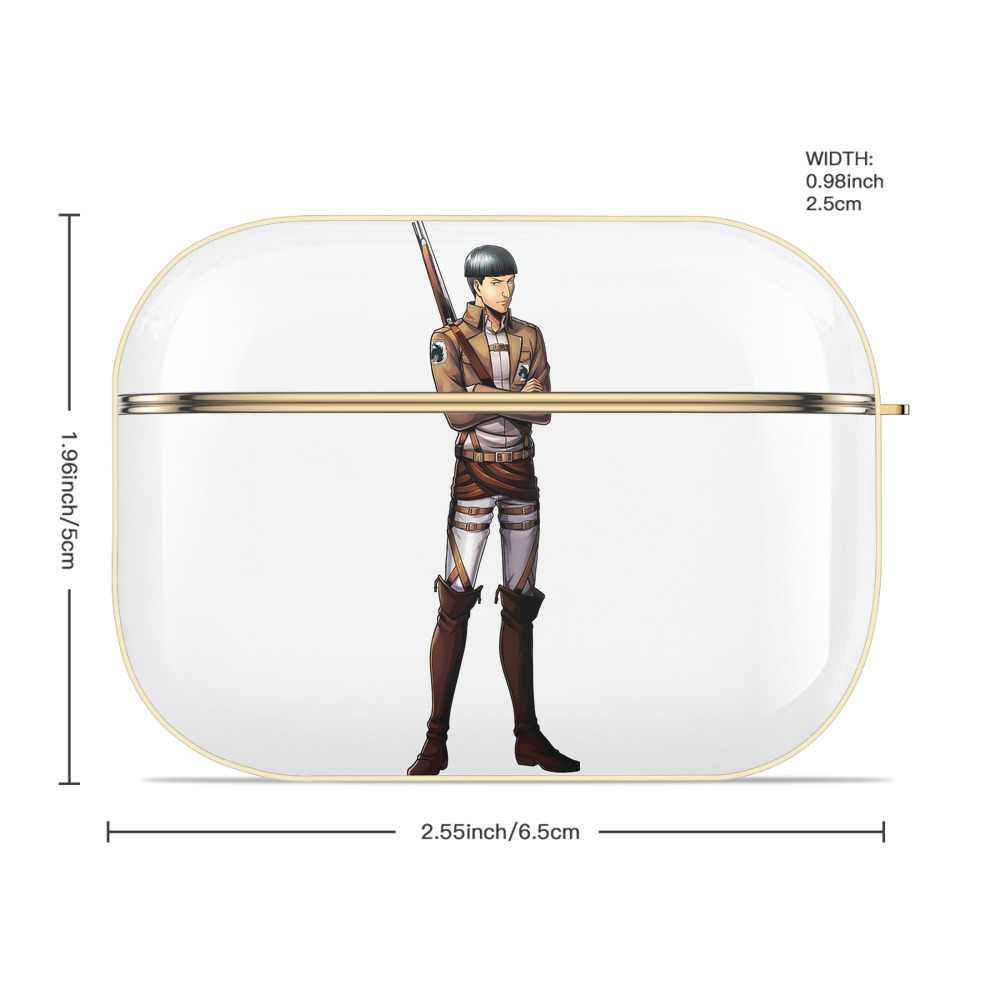 進撃の巨人 Attack on Titan 【AirPods Pro用】ハードシェル保護ケース｜耐衝撃・防指紋・カラビナ付き商品仕様