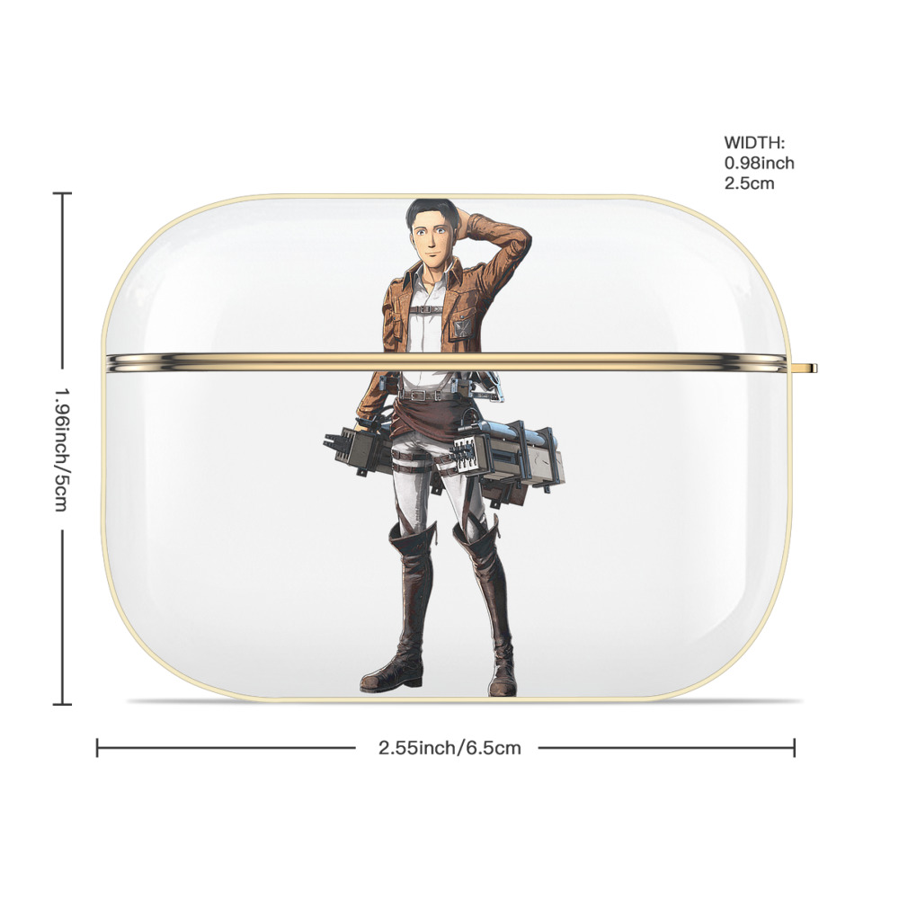 進撃の巨人 Attack on Titan 【AirPods Pro用】ハードシェル保護ケース｜耐衝撃・防指紋・カラビナ付き商品仕様