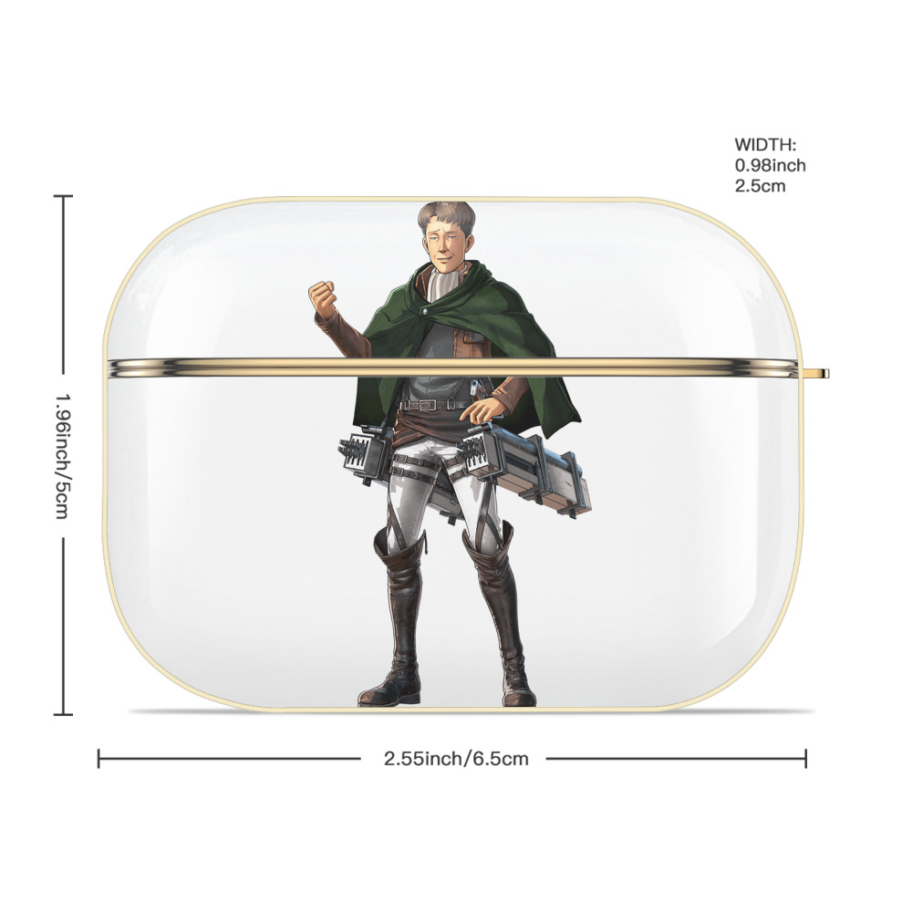 進撃の巨人 Attack on Titan 【AirPods Pro用】ハードシェル保護ケース｜耐衝撃・防指紋・カラビナ付き商品仕様