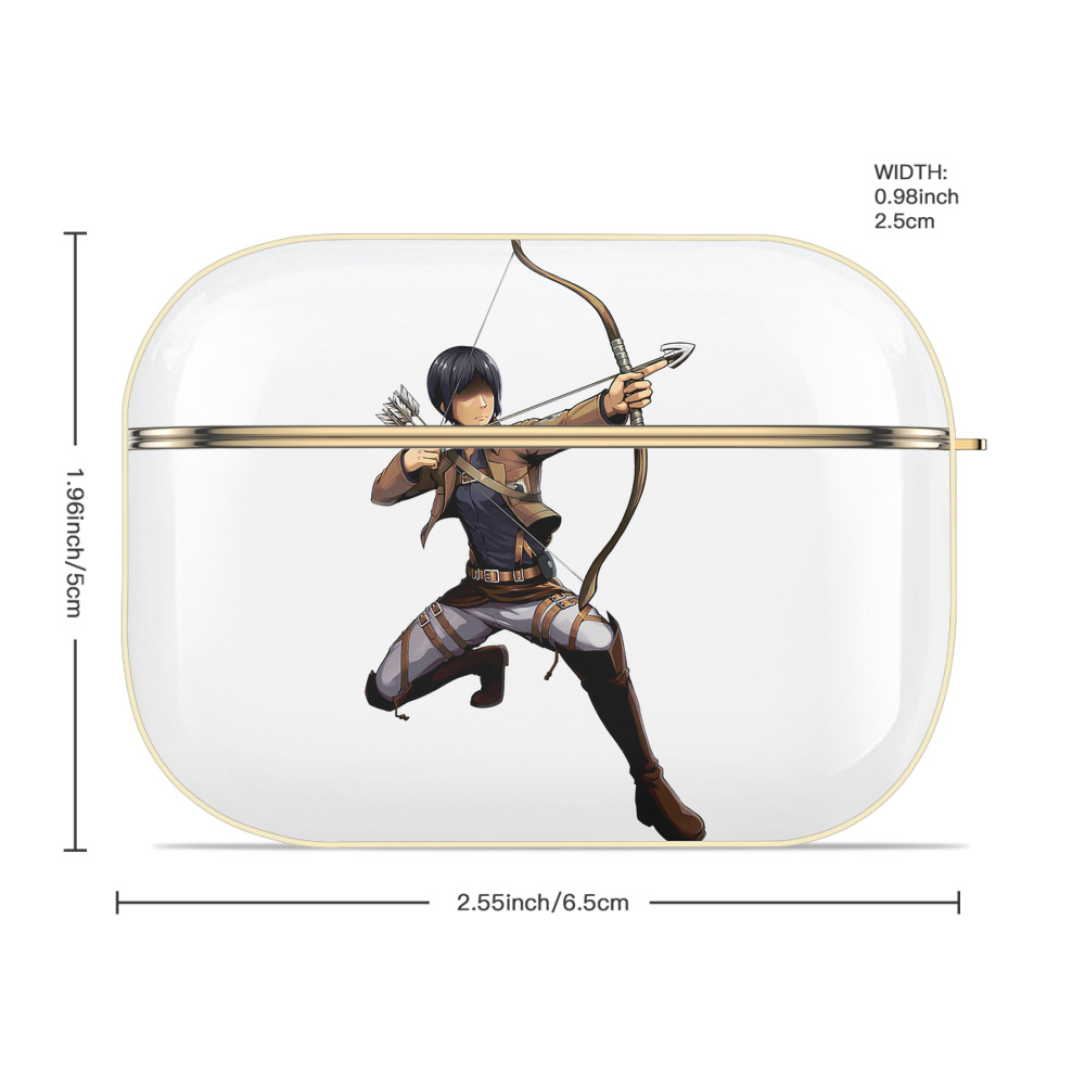 進撃の巨人 Attack on Titan 【AirPods Pro用】ハードシェル保護ケース｜耐衝撃・防指紋・カラビナ付き商品仕様