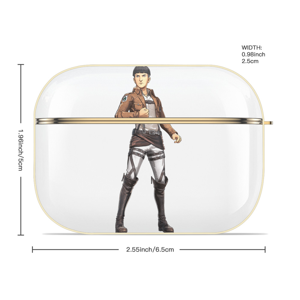 進撃の巨人 Attack on Titan 【AirPods Pro用】ハードシェル保護ケース｜耐衝撃・防指紋・カラビナ付き商品仕様